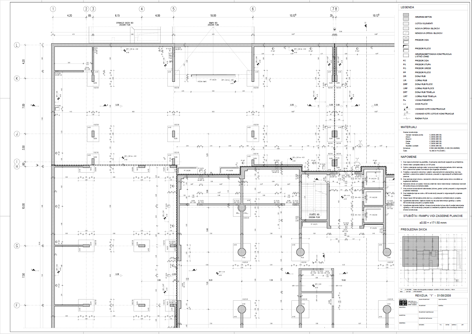 Formwork drawing PO-01 – download thumbnail