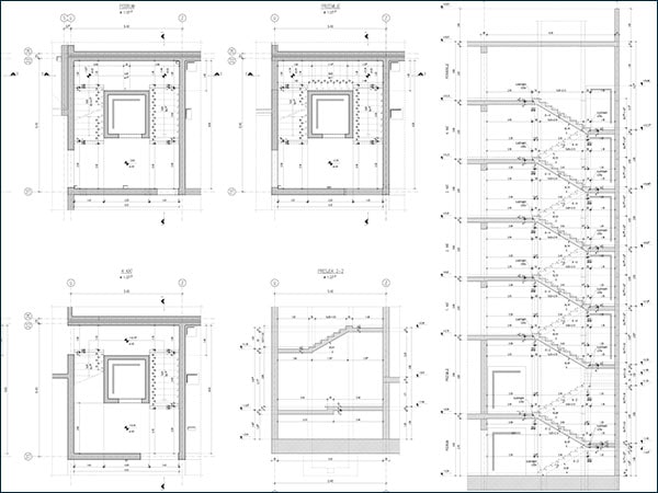 Sample – formwork drawing PO-03 (carousel version)